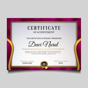 Certificates